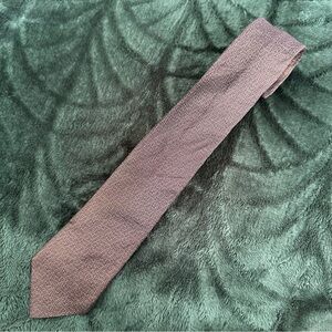 VTG 1960s 60s Brown Speckled Skinny Tie